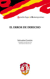 E-book, El error de derecho, Reus