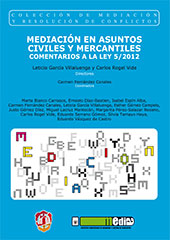 eBook, Mediación en asuntos civiles y mercantiles : comentarios a la Ley 5/2012, Reus
