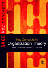 E-book, Key Concepts in Organization Theory, Cunliffe, Ann L., Sage