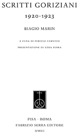 eBook, Scritti goriziani, 1920-1923, Marin, Biagio, Fabrizio Serra