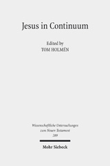 E-book, Jesus in Continuum, Mohr Siebeck