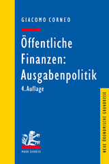 E-book, Öffentliche Finanzen : Ausgabenpolitik, Corneo, Giacomo, Mohr Siebeck