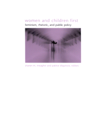 eBook, Women and Children First : Feminism, Rhetoric, and Public Policy, SUNY Press - State University of New York Press