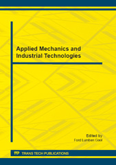 E-book, Applied Mechanics and Industrial Technologies, Trans Tech Publications Ltd