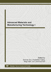 eBook, Advanced Materials and Manufacturing Technology I, Trans Tech Publications Ltd