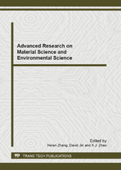 E-book, Advanced Research on Material Science and Environmental Science, Trans Tech Publications Ltd