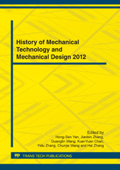 E-book, History of Mechanical Technology and Mechanical Design 2012, Trans Tech Publications Ltd