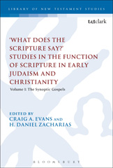 E-book, What Does the Scripture Say?' Studies in the Function of Scripture in Early Judaism and Christianity, T&T Clark