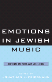 E-book, Emotions in Jewish Music : Personal and Scholarly Reflections, University Press of America