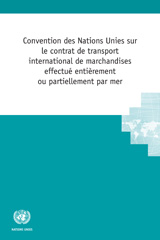 eBook, Convention des Nations Unies sur le contrat de transport international de marchandises effectué entièrement ou partiellement par mer, United Nations Publications