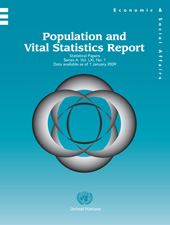 E-book, Population and Vital Statistics Report, January 2009, United Nations Publications