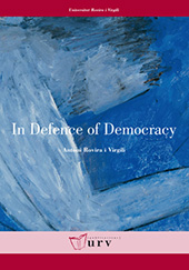 E-book, In defence of democracy, Rovira i Virgili, Antoni, Publicacions URV