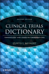 E-book, Clinical Trials Dictionary : Terminology and Usage Recommendations, Wiley