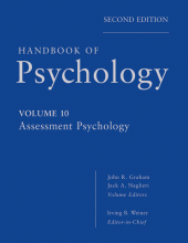 E-book, Handbook of Psychology, Assessment Psychology, Wiley