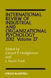 eBook, International Review of Industrial and Organizational Psychology 2012, Wiley