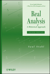 E-book, Real Analysis : A Historical Approach, John Wiley & Sons