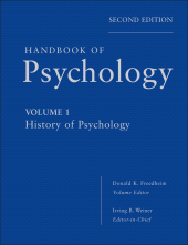 E-book, Handbook of Psychology, History of Psychology, John Wiley & Sons