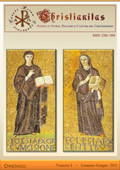 Heft, Christianitas : rivista di Storia, Pensiero e Cultura del Cristianesimo : 1, 2013, Centro Studi Femininum Ingenium