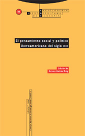 E-book, El pensamiento social y político iberoamericano del siglo XIX, Trotta