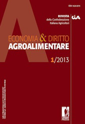 Article, Sostenibilità economica della filiera corta dell'olio di oliva extravergine, Firenze University Press