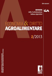 Articolo, Lo strumento di stabilizzazione del reddito nella futura gestione del rischio in agricoltura : un'analisi a livello italiano, Firenze University Press