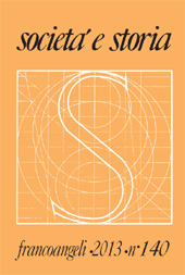 Issue, Società e storia : 140, 2, 2013, Franco Angeli