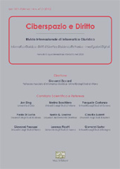 Fascículo, Ciberspazio e diritto : rivista internazionale di informatica giuridica : 14, 1, 2013, Enrico Mucchi Editore