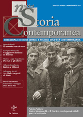 Fascicolo, Nuova storia contemporanea : bimestrale di studi storici e politici sull'età contemporanea : XVII, 2, 2013, Le Lettere