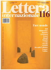 Articolo, Editoriale, Lettera Internazionale