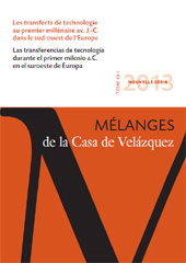 Artikel, Les techniques de l'orfèvrerie orientalisante : un cas de transfert technologique au début de l'âge du Fer., Casa de Velázquez