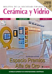 Heft, Boletin de la sociedad española de cerámica y vidrio : 52, 2, 2013, CSIC, Consejo Superior de Investigaciones Científicas