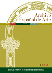 Fascicule, Archivo Español de Arte : LXXXVI, 342, 2, 2013, CSIC, Consejo Superior de Investigaciones Científicas