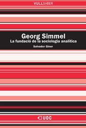 eBook, Georg Simmel : la fundació de la sociologia analítica, Editorial UOC