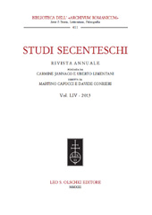 Issue, Studi Secenteschi : LIV, 2013, L.S. Olschki