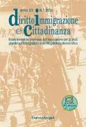Fascicolo, Diritto, immigrazione e cittadinanza : 1, 2013, Franco Angeli