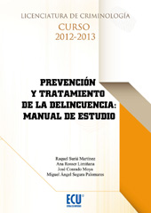 E-book, Prevención y tratamiento de la delincuencia : manual de estudio, Editorial Club Universitario