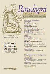 Article, Ragione ed etica in Ernesto De Martino, Franco Angeli