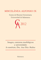 E-book, Imagen, contextos morfológicos y universidades : miscelánea Alfonso IX, 2012, Ediciones Universidad de Salamanca