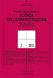 Fascicolo, Rivista trimestrale di scienza della amministrazione : 2, 2013, Franco Angeli