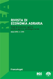 Artículo, Eco-sostenibilità dell'agricoltura e spazio rurale : profili territoriali di vulnerabilità al degrado delle terre, Franco Angeli