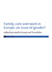 E-book, Family, care and work in Europe : an issue of gender?, EUM-Edizioni Università di Macerata