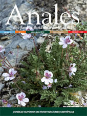 Issue, Anales del Jardin Botanico de Madrid : 70, 1, 2013, CSIC, Consejo Superior de Investigaciones Científicas