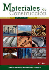 Issue, Materiales de construcción : 63, 311, 3, 2013, CSIC, Consejo Superior de Investigaciones Científicas