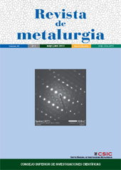 Fascicule, Revista de metalurgia : 49, 3, 2013, CSIC, Consejo Superior de Investigaciones Científicas