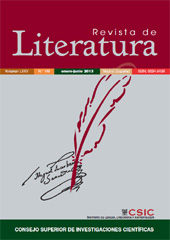 Fascículo, Revista de literatura : LXXV, 149, 1, 2013, CSIC, Consejo Superior de Investigaciones Científicas
