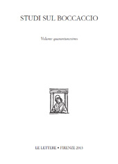 Fascicolo, Studi sul Boccaccio : XLII, 2014, Le Lettere