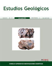 Fascículo, Estudios geológicos : 69, 1, 2013, CSIC, Consejo Superior de Investigaciones Científicas