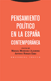 E-book, Pensamiento político en la España contemporánea, Trotta