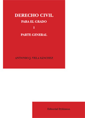 E-book, Derecho civil para el grado I : parte general, Vela Sánchez, Antonio José, Dykinson