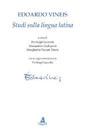 E-book, Studi sulla lingua latina, Vineis, Edoardo, CLUEB